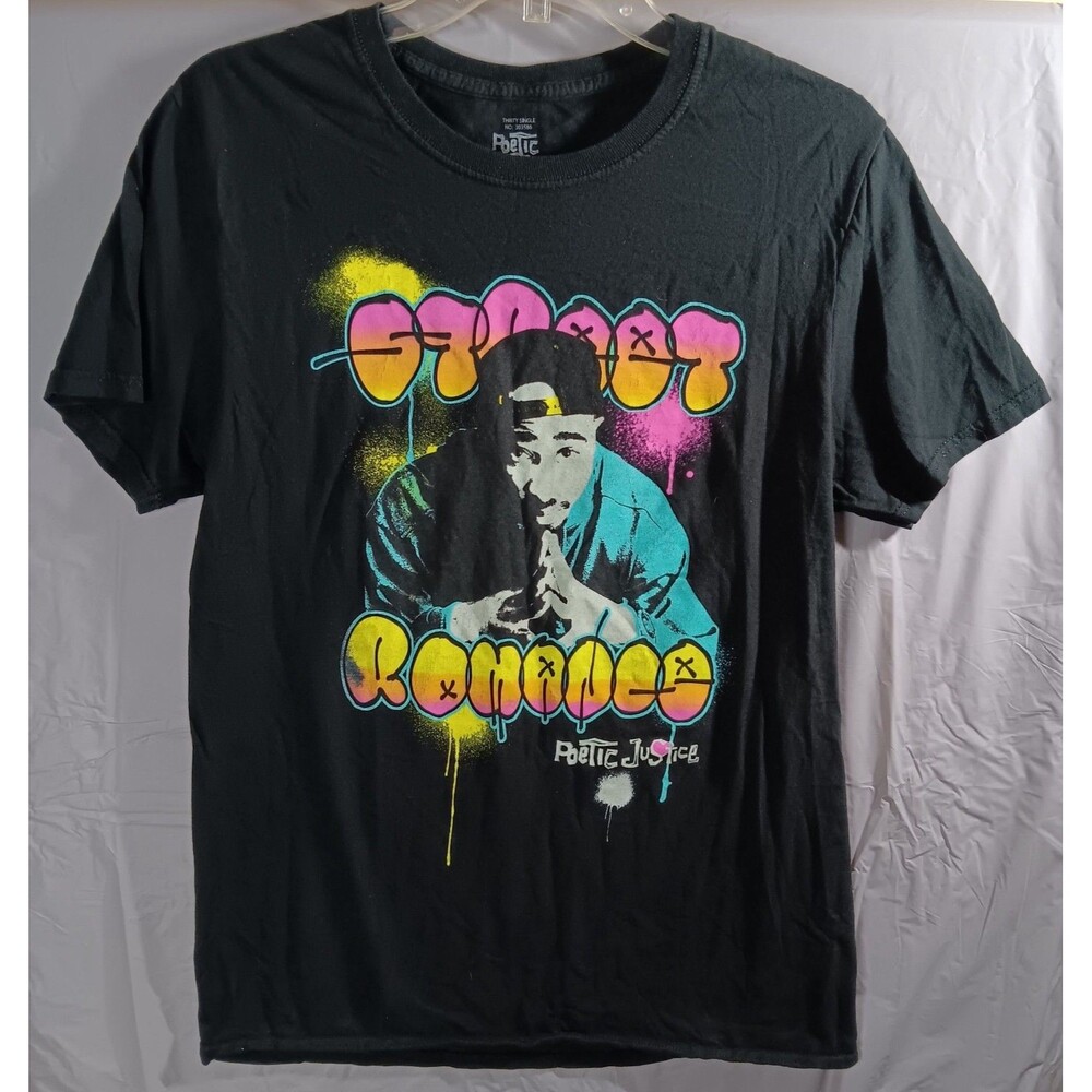 Poetic Justice Mens Medium T Shirt Tupac Shakur Hip Hop Movie 2020 Cotton